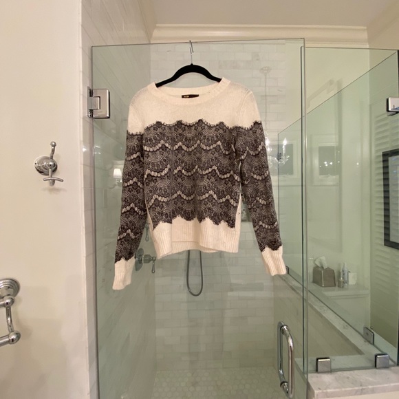 Maje | Sweaters | Maje White And Black 